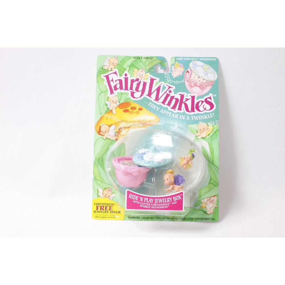 1993 Kenner Fairy Winkles Hide 'N Play Jewelry Box Playset ~ 260507-WH 1305